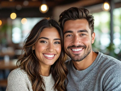 Miguel and Sofia enjoying a date